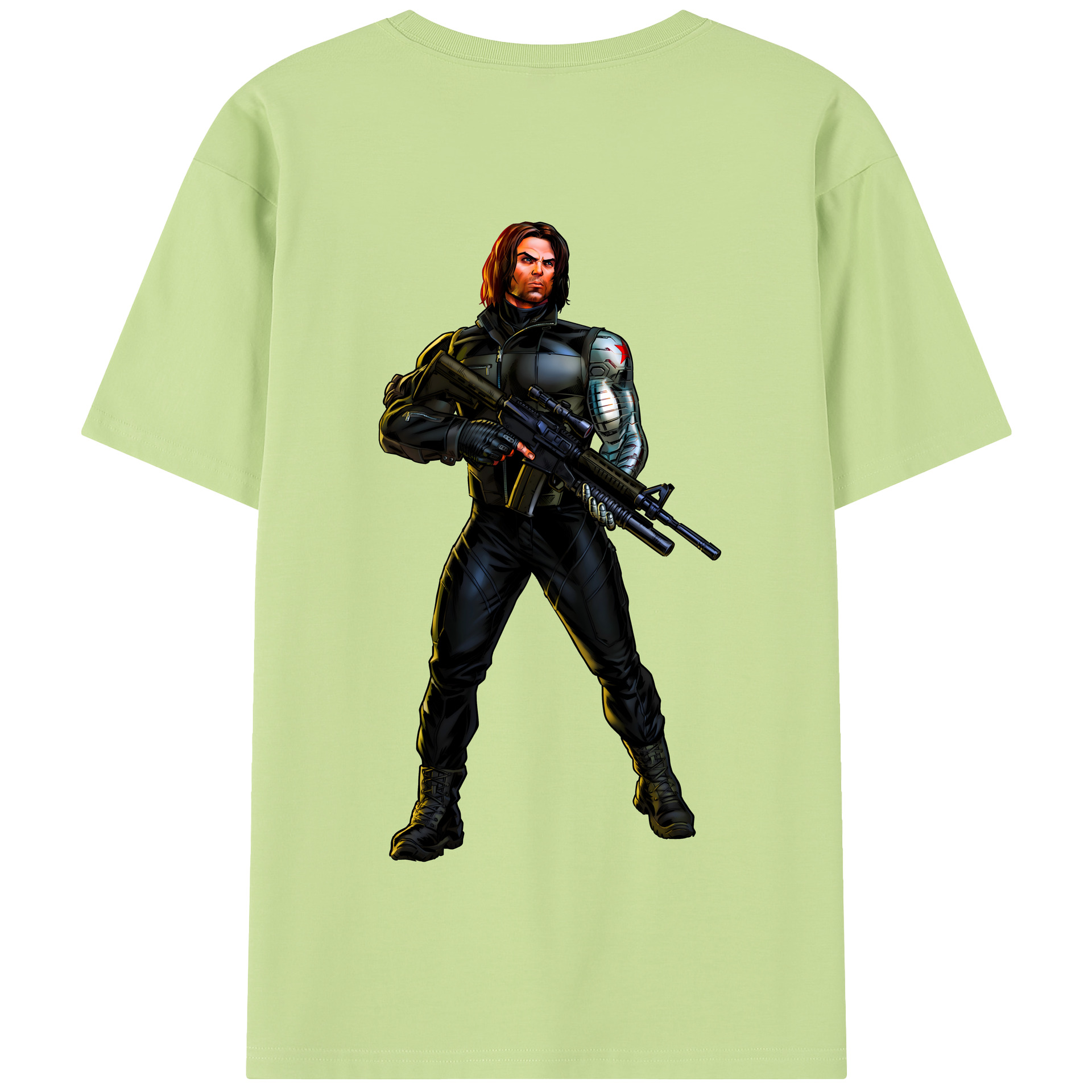 （画像用） アベンジャーズ The Avengers 綿100％半袖Tシャツ（背面プリント）